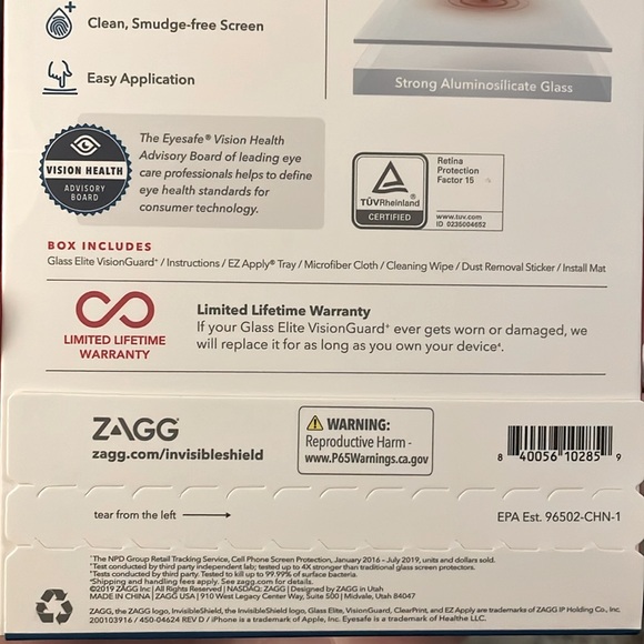 Zagg INVISIBLE SHIELD glass elite visionguard+ - Picture 7 of 7
